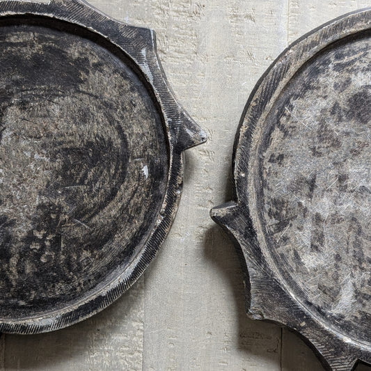 Antique Carved Stone Plate