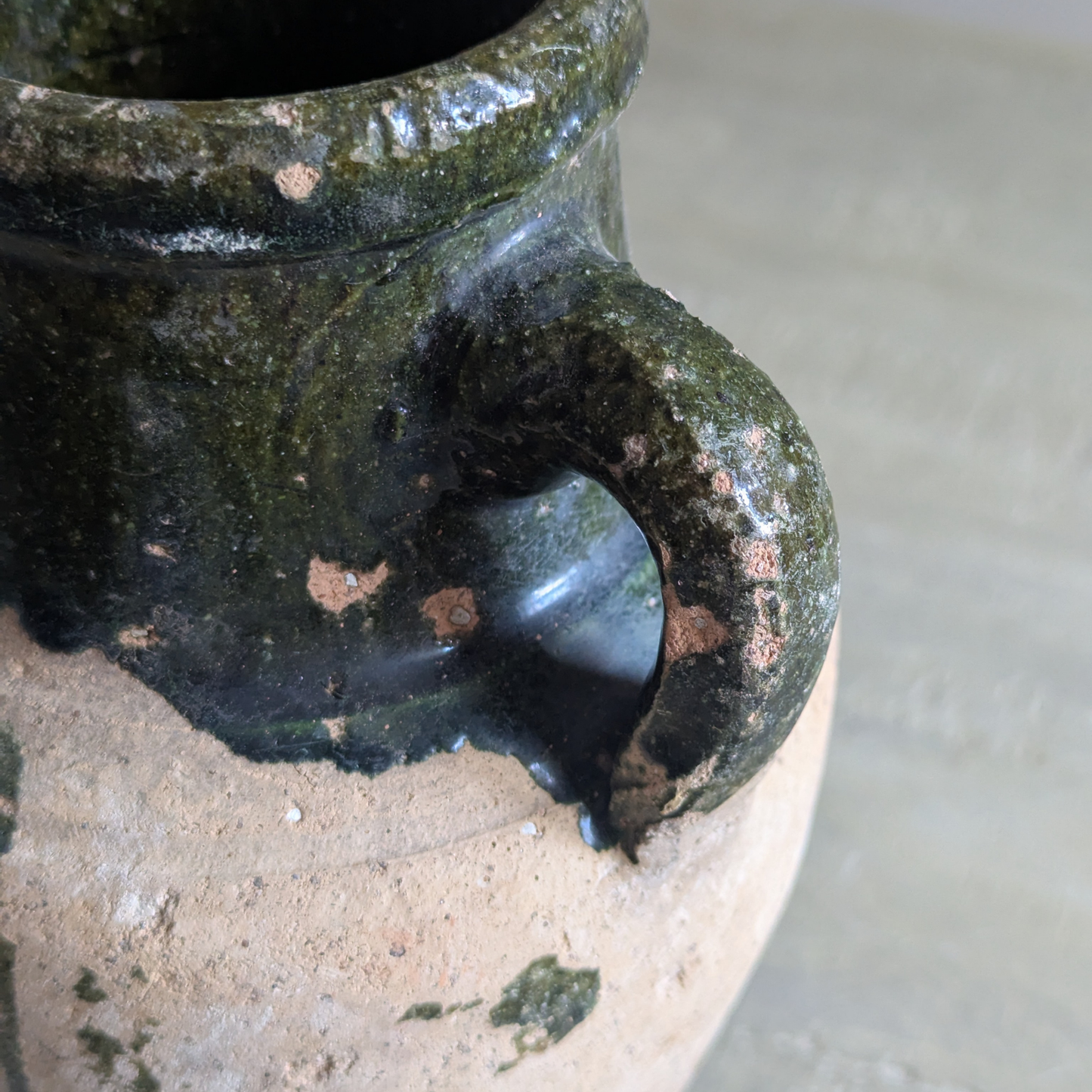 Small Green Turkish Pot (light)