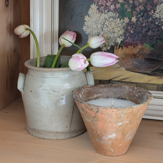 Terracotta Sap Pot Candle