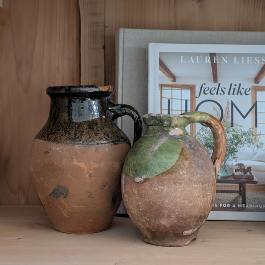 Small Green Turkish Pot (dark)