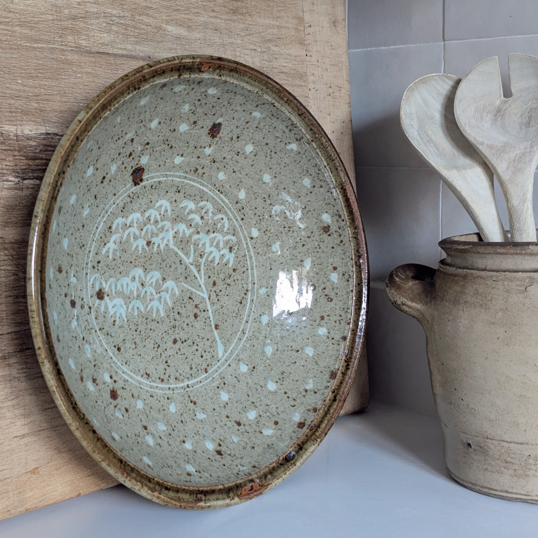 Studio Pottery Tree Bowl