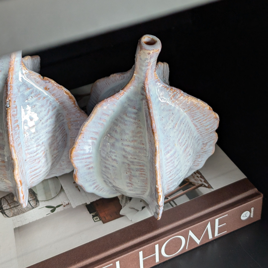 Aged Ceramic Seed Pod