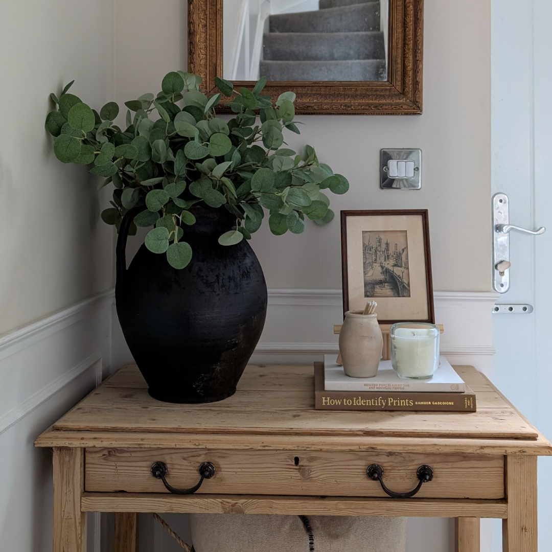 Large Charcoal Handled Pot