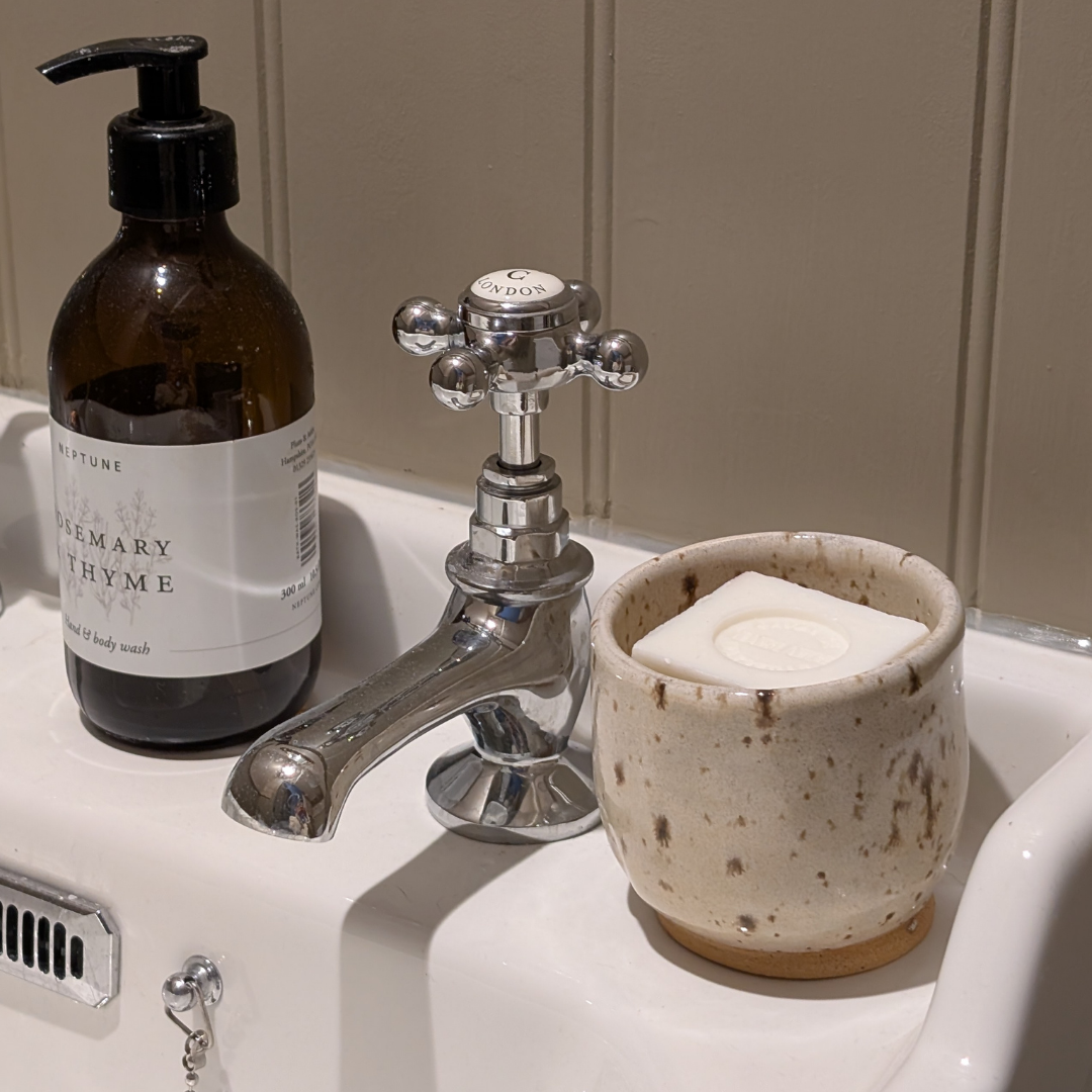 Speckled Soap Pot
