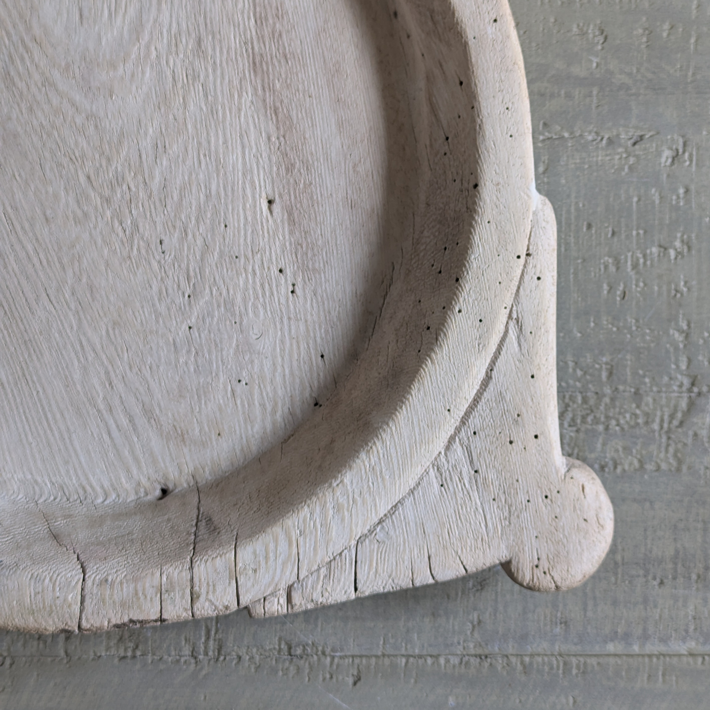 Pale Wooden Chapati Bowl