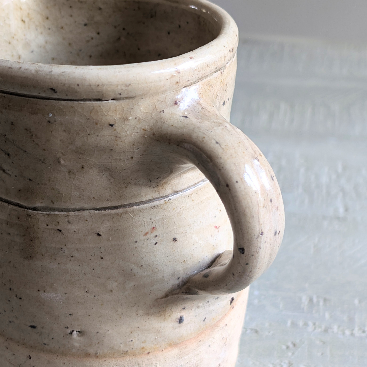 Small Cream Glazed French Jug