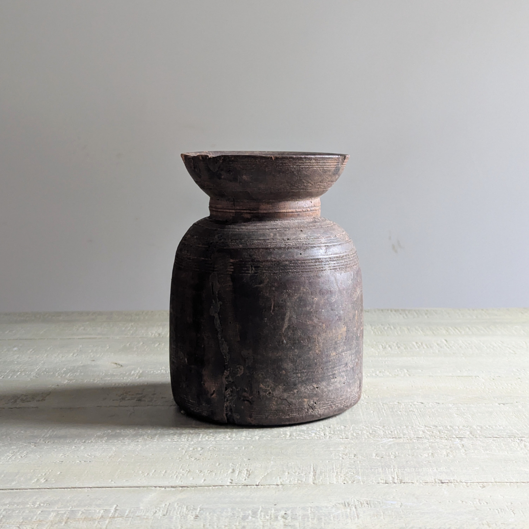 Wooden Curd Vases