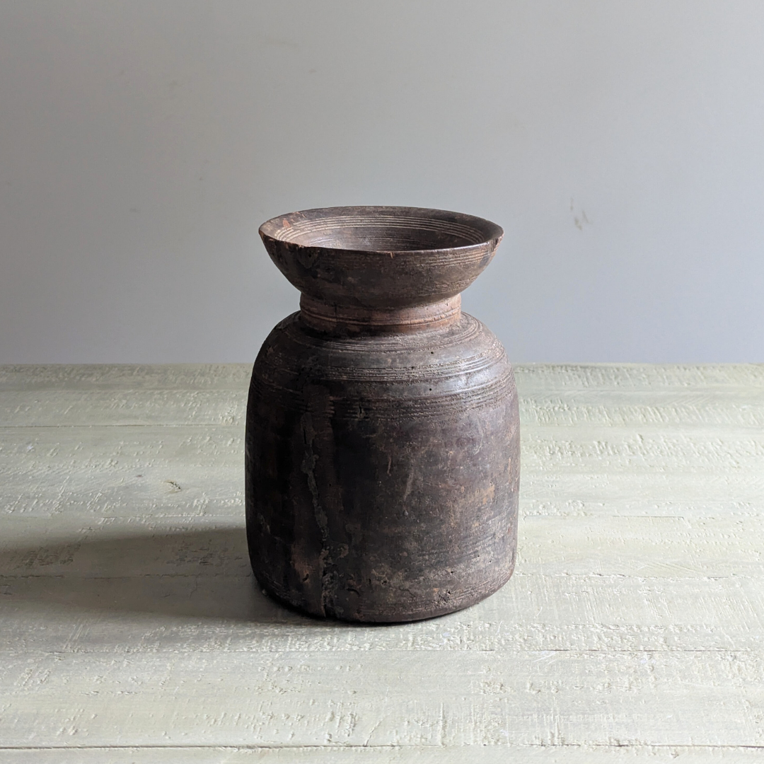Wooden Curd Vases