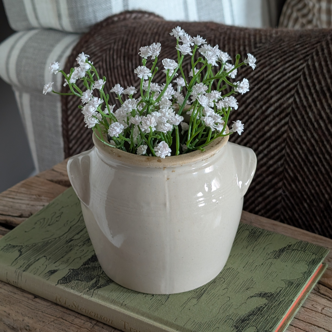 Small White Confit Pot