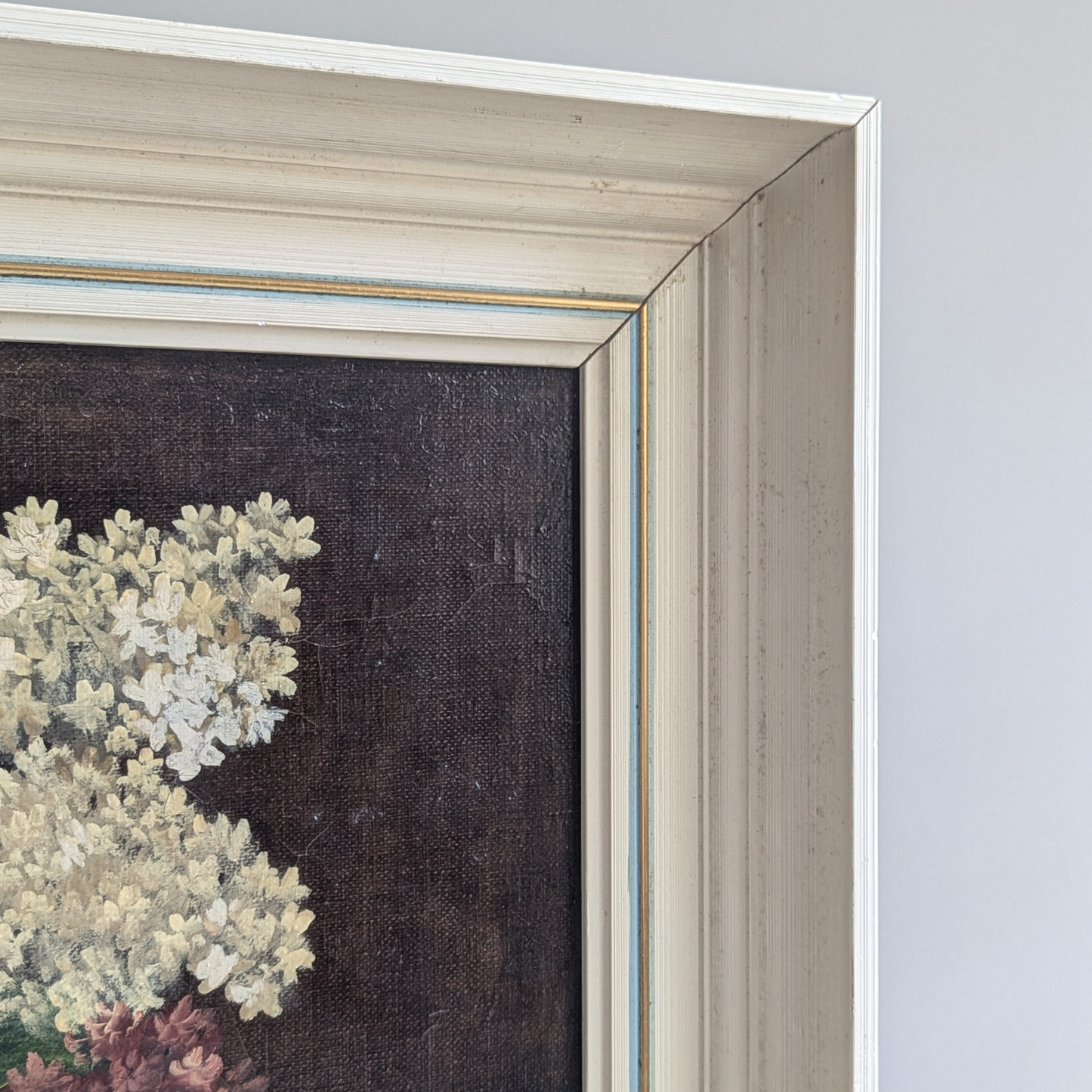 Large Framed Hyacinth Artwork