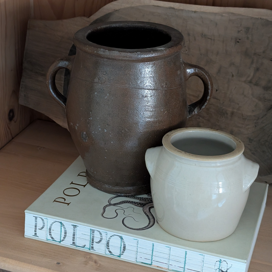 Small White Confit Pot