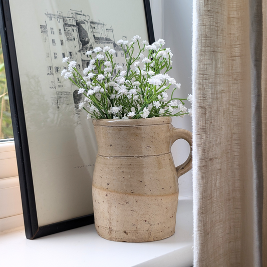 Small Cream Glazed French Jug