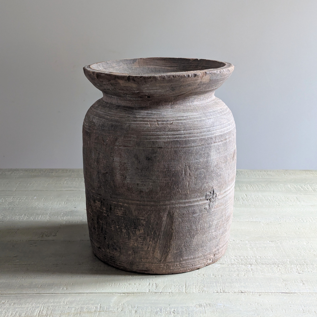 Wooden Curd Vases