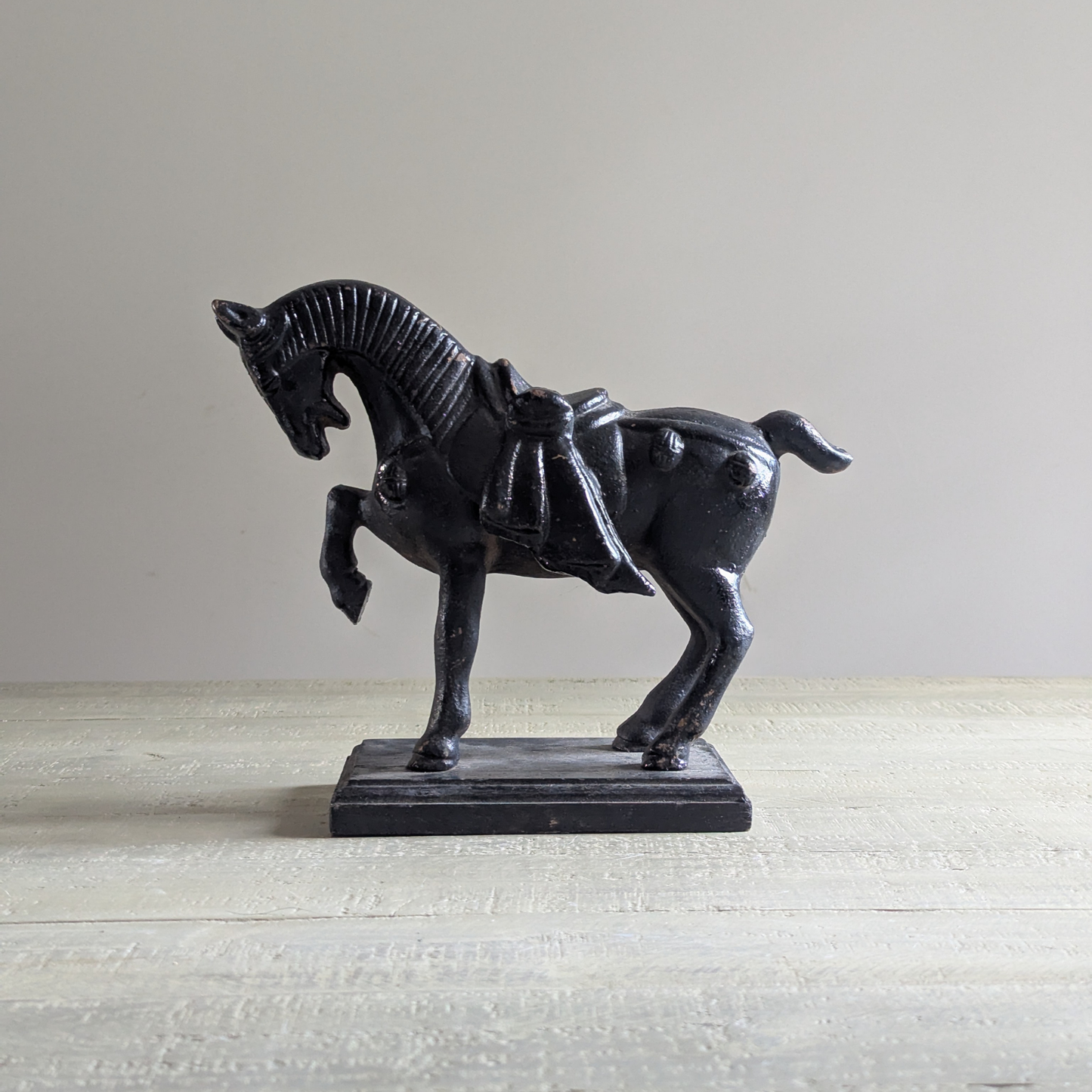 Cast-Iron Horse on Stand
