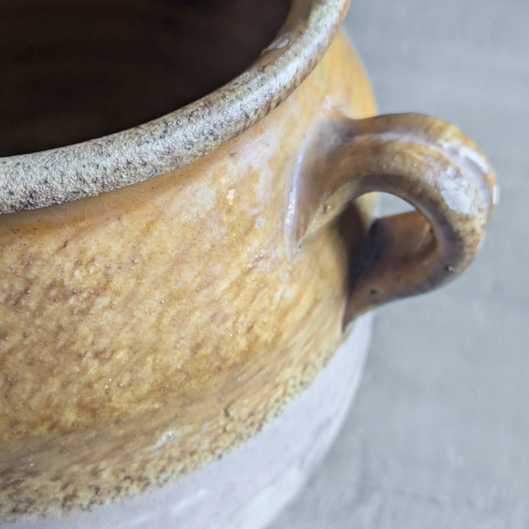 Medium Yellow Confit Pot