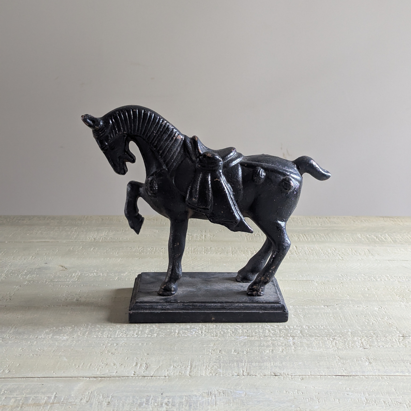 Cast-Iron Horse on Stand