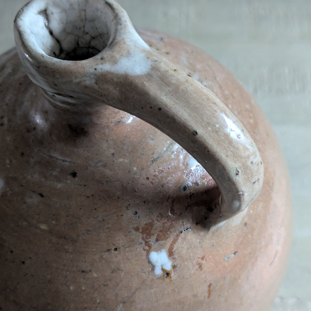 Large Brown Glaze French Jug