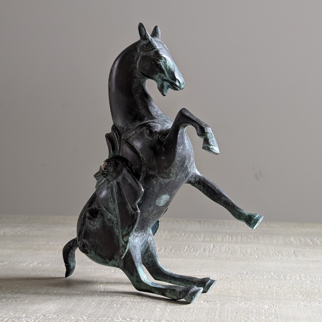 Cast Iron Horse Sculpture