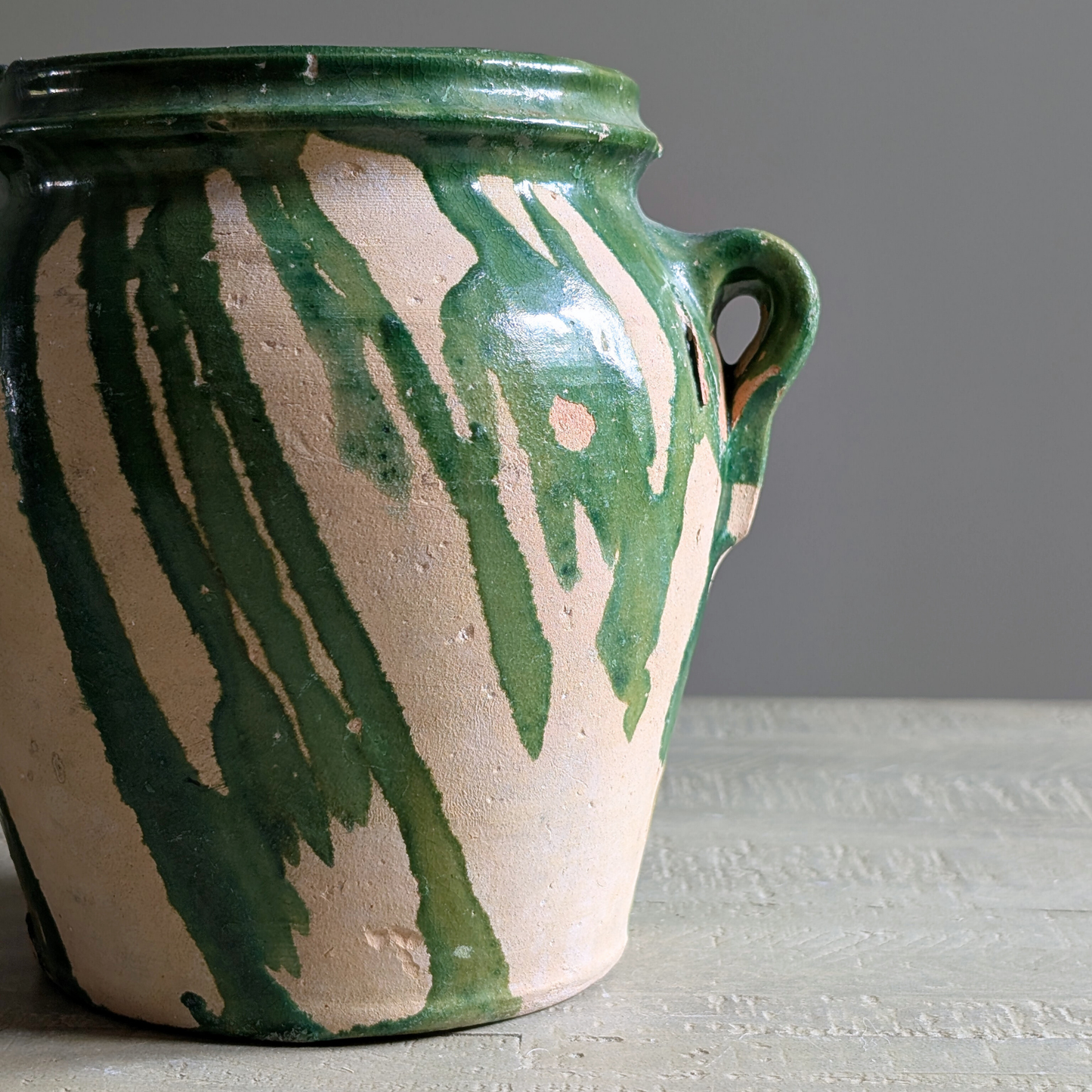 Green Spanish Olive Pot