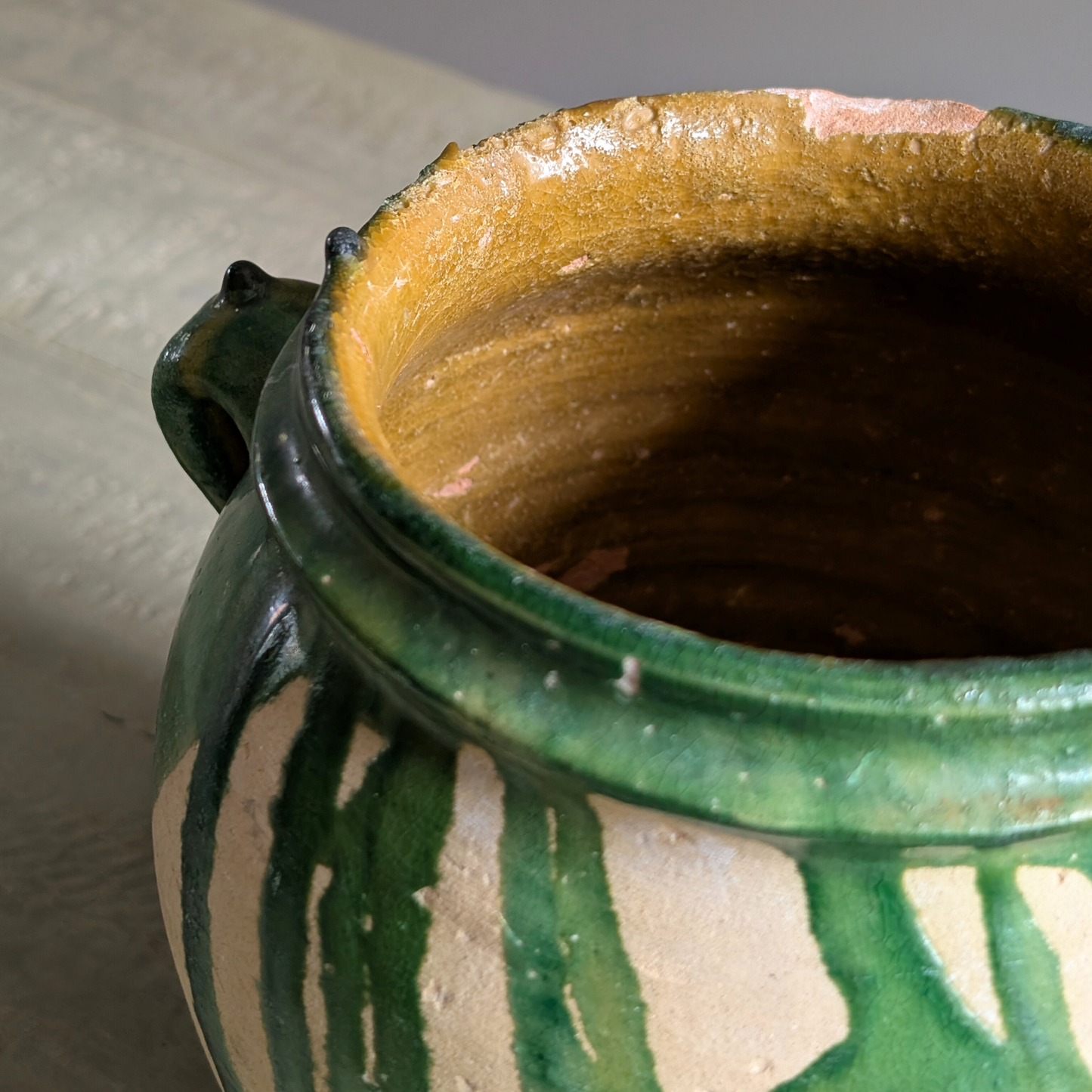 Green Spanish Olive Pot