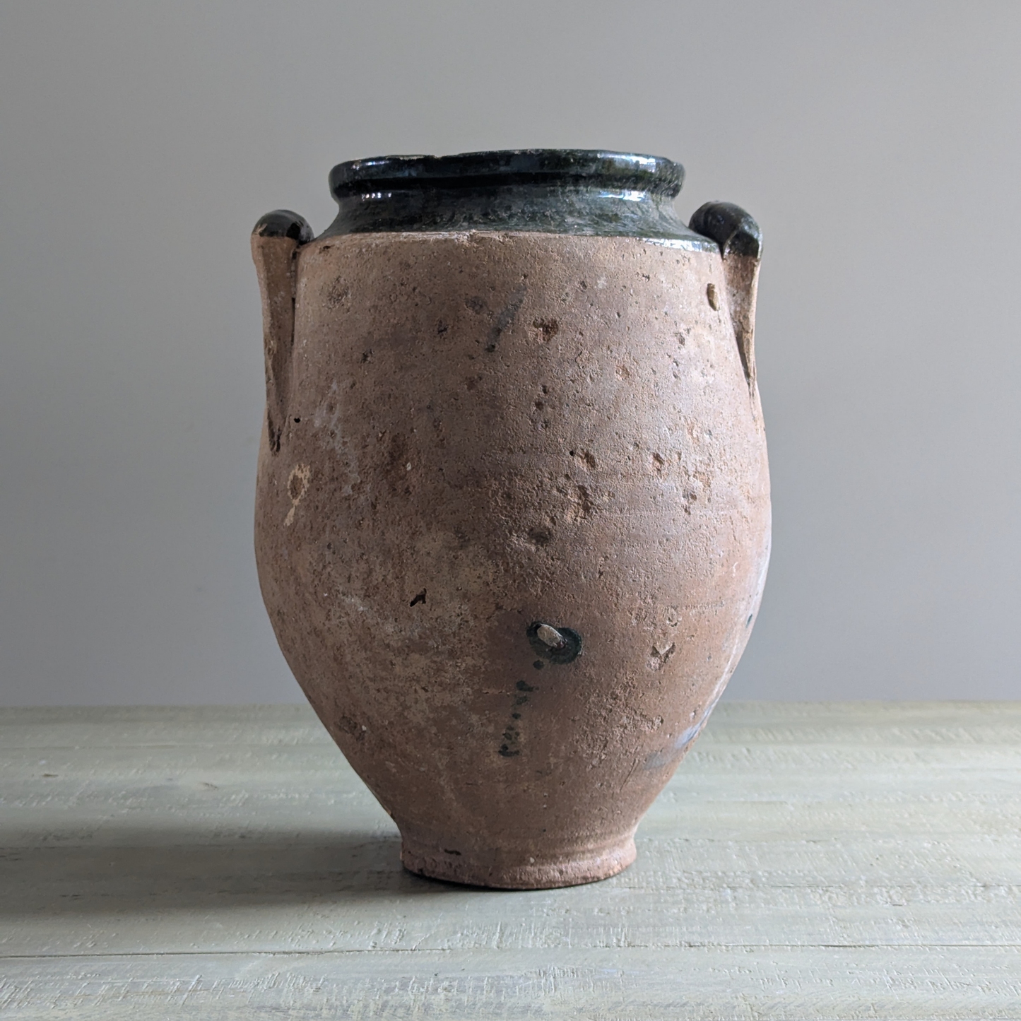 Large Green Glaze Turkish Pot