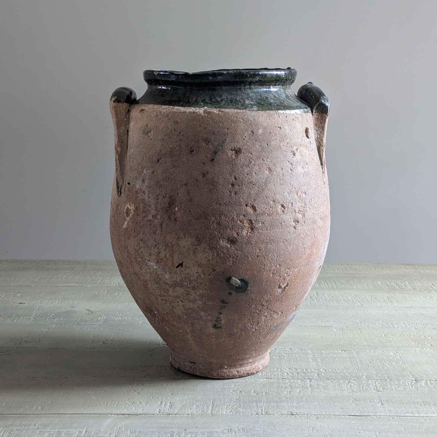 Large Green Glaze Turkish Pot