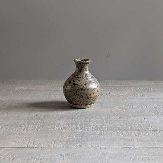 Studio Pottery Speckled Bud Vase