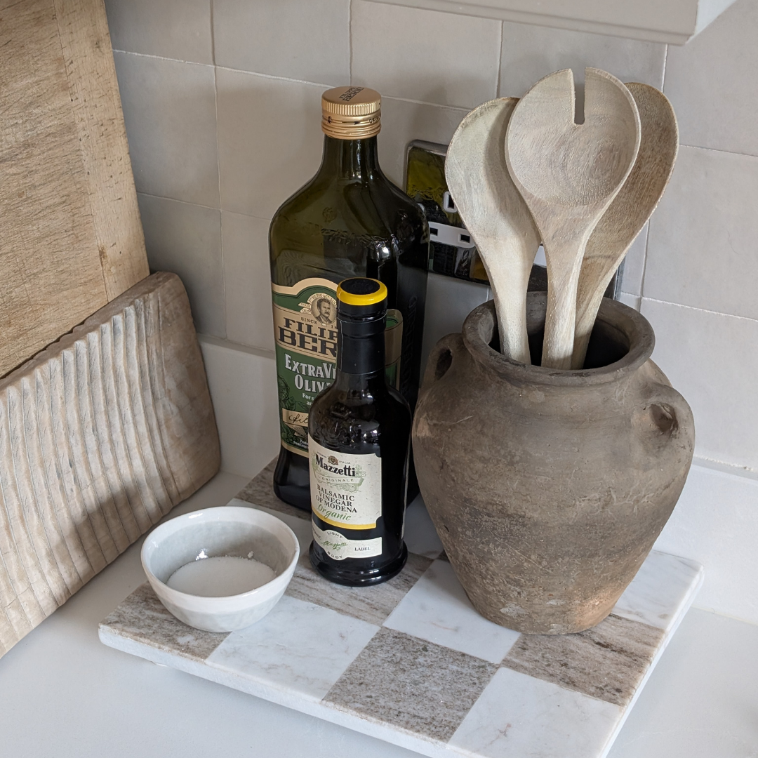 Small Pale Grey Double Handled Pot