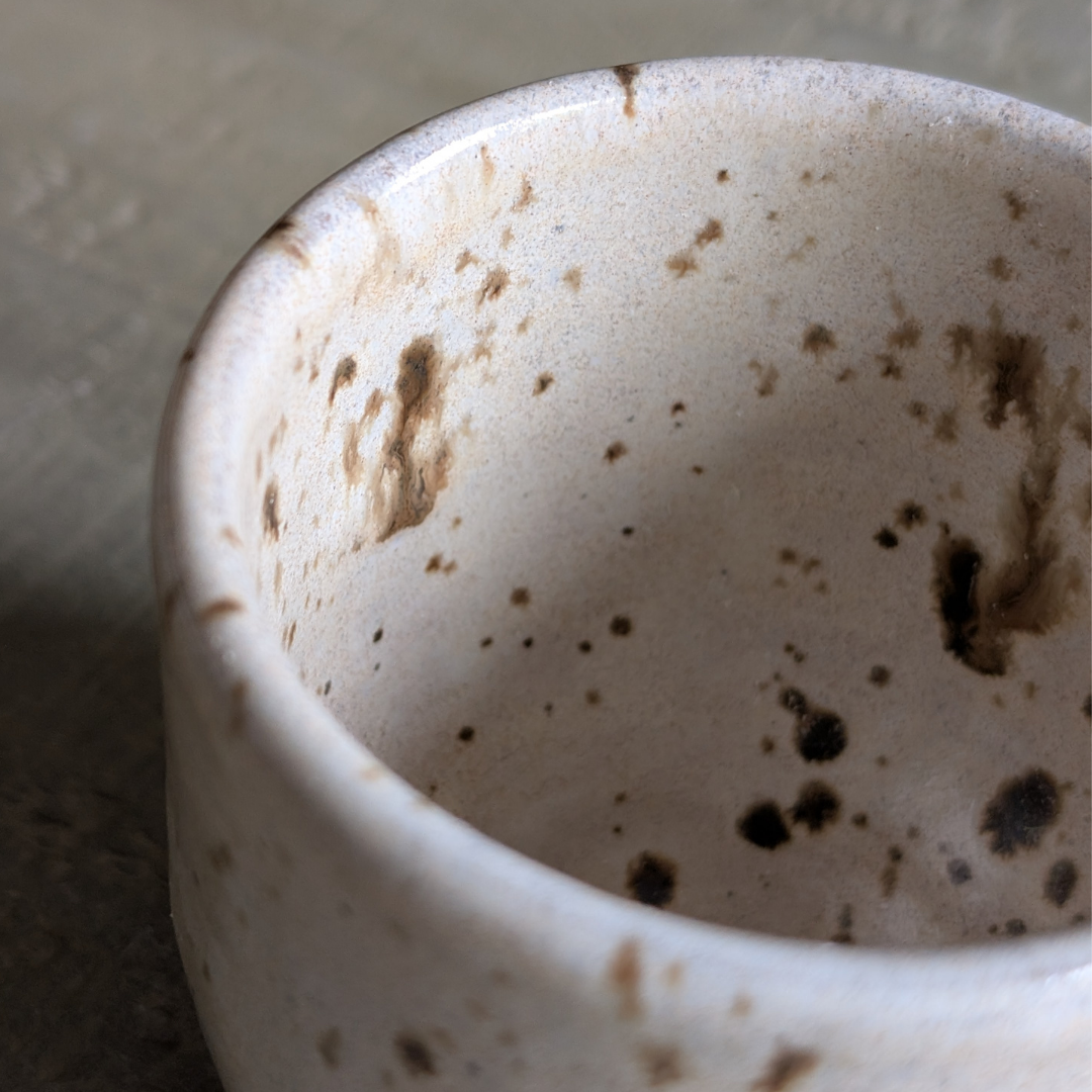 Speckled Soap Pot