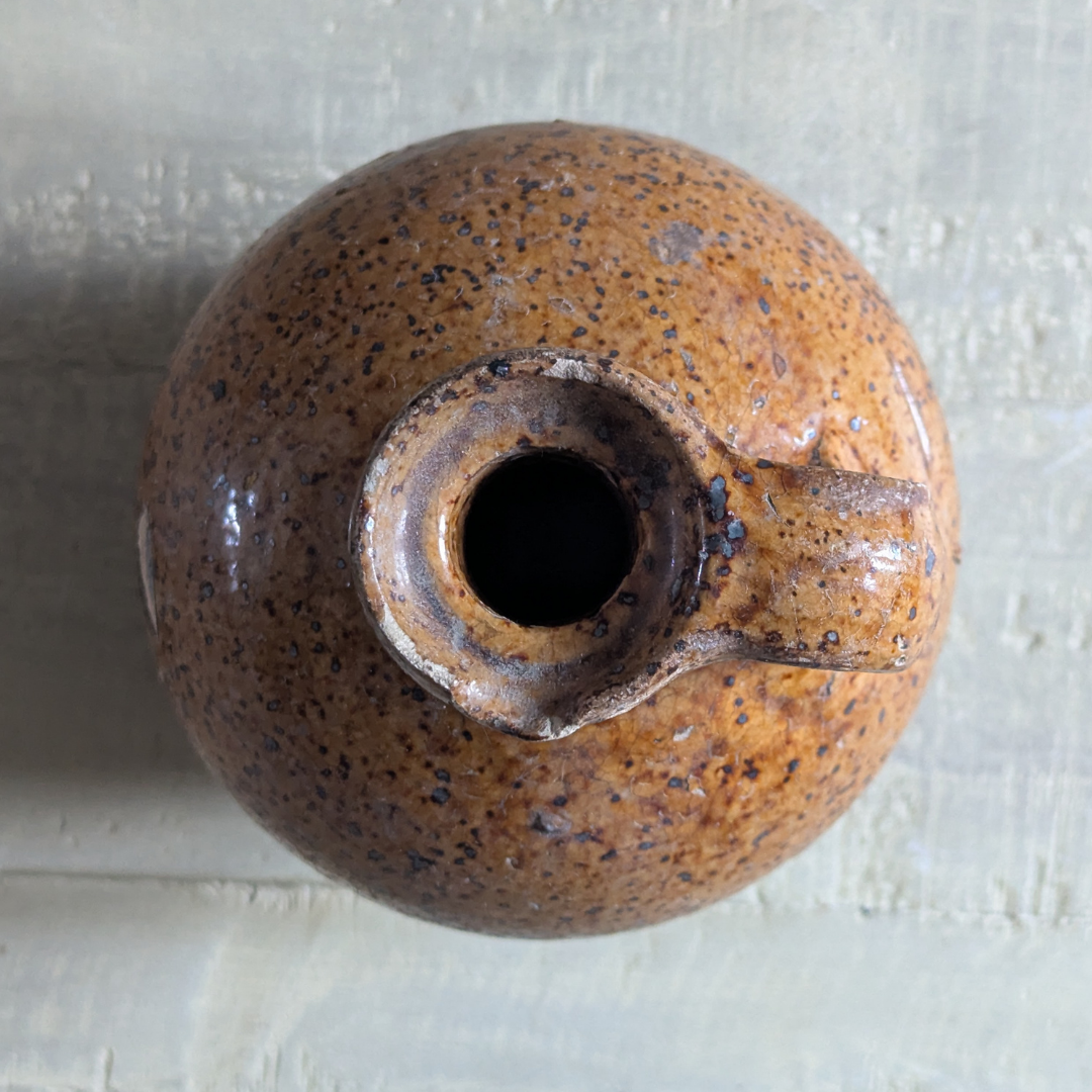 Small Burnt Orange Speckle French Jug