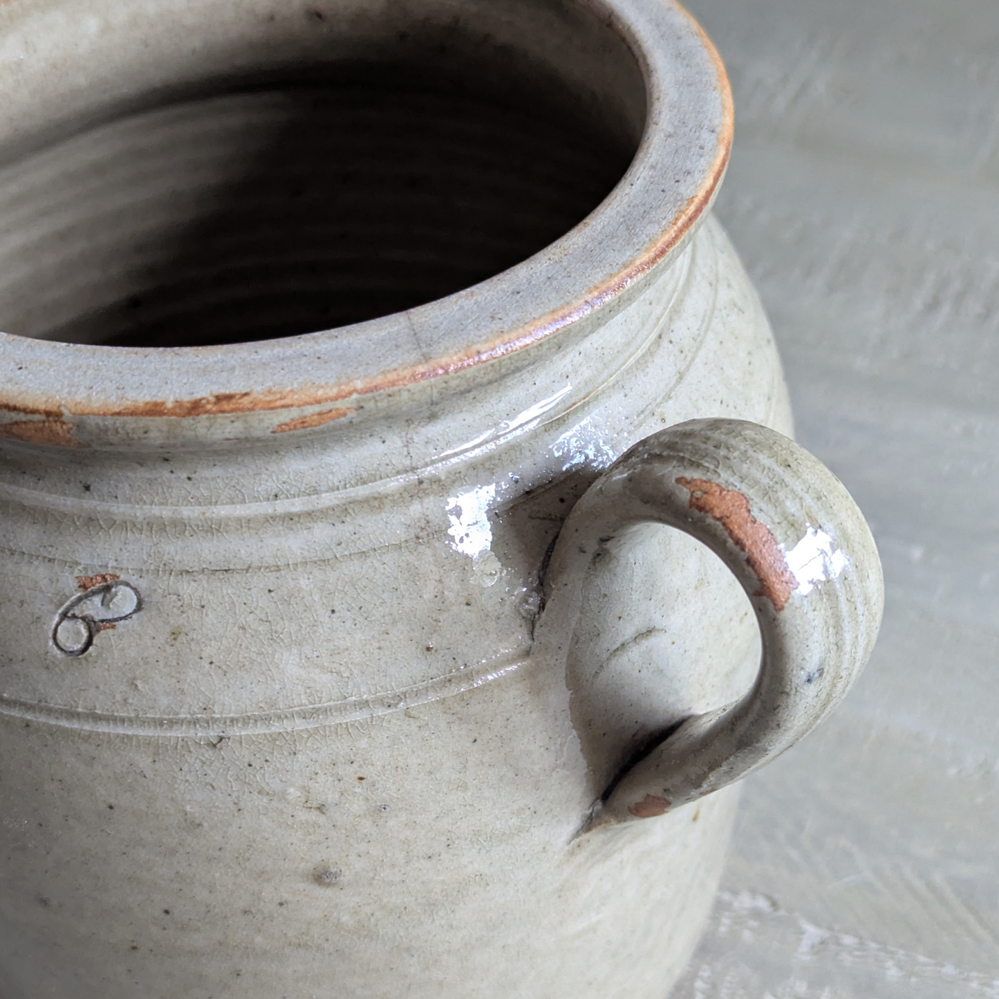 Medium Loop Handled Confit Pot 2