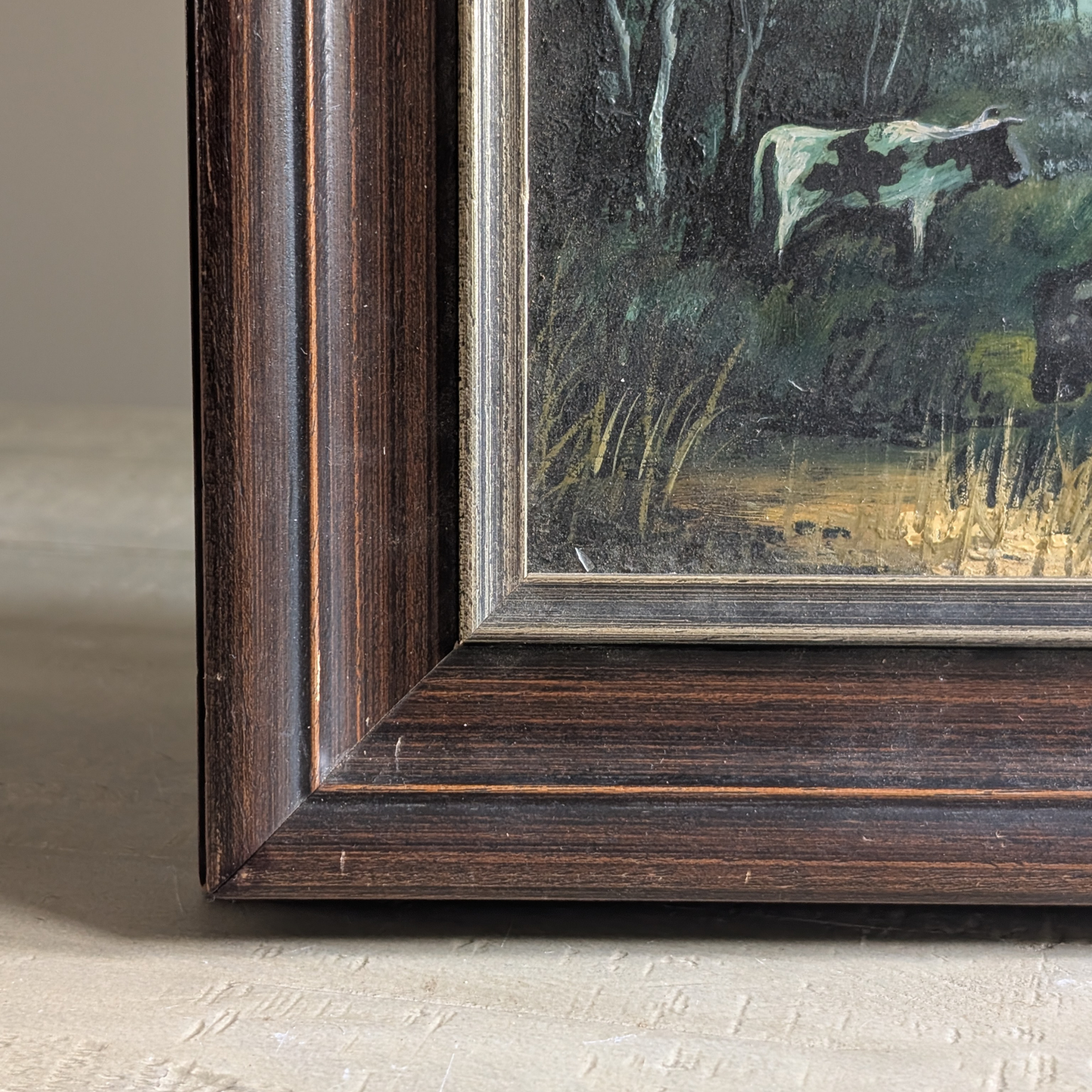 Framed Cows Artwork