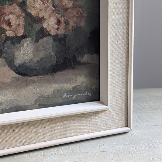 Framed Floral Bouquet Artwork