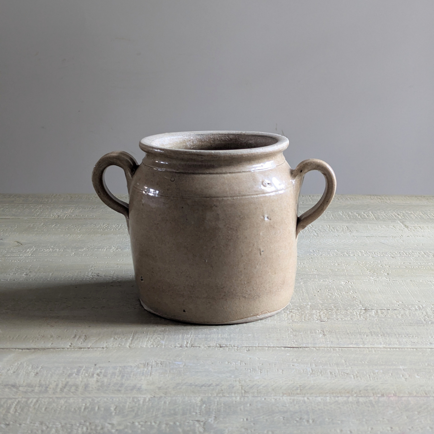 Medium Loop Handled Confit Pot 1