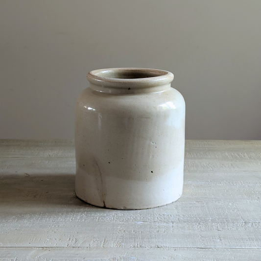 Large French Cream Pot
