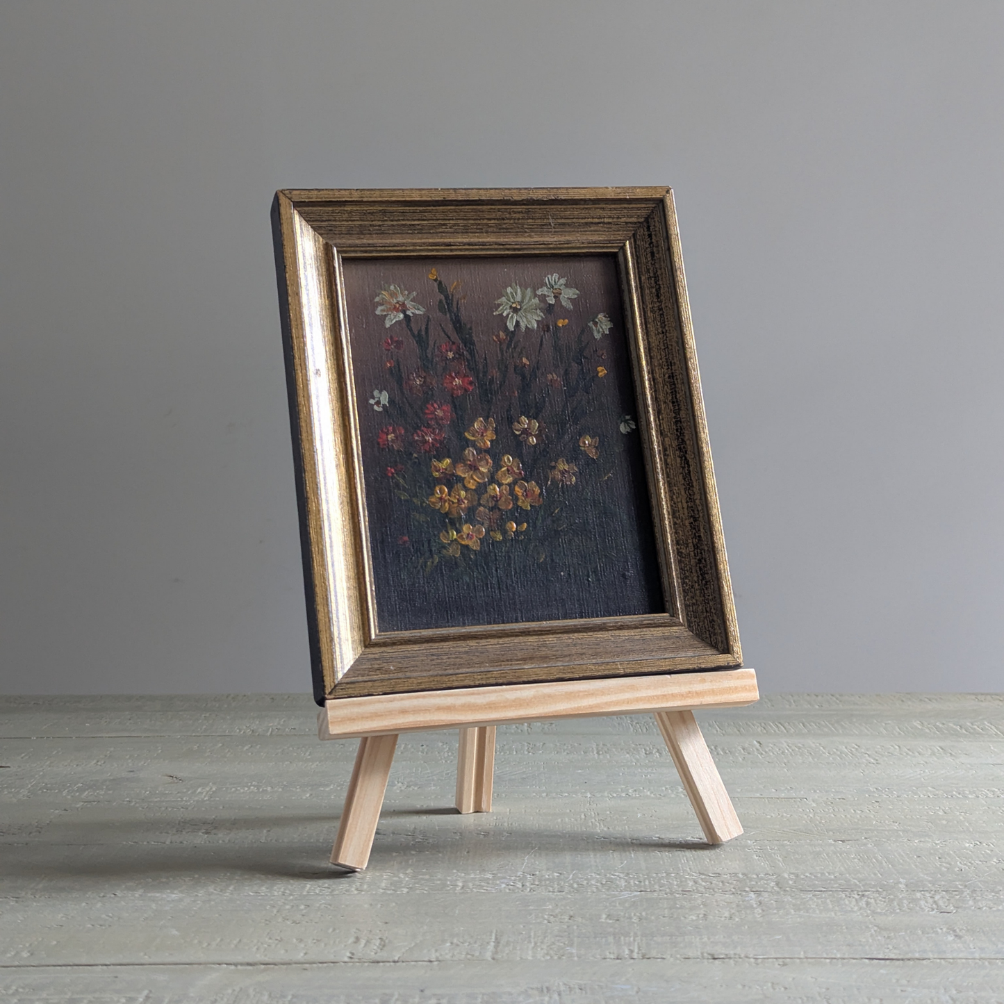 Gold Framed Floral Art
