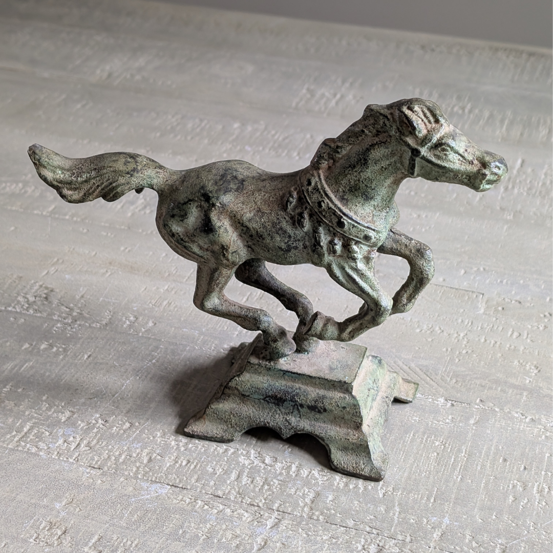 Galloping Bronze Horse Sculpture