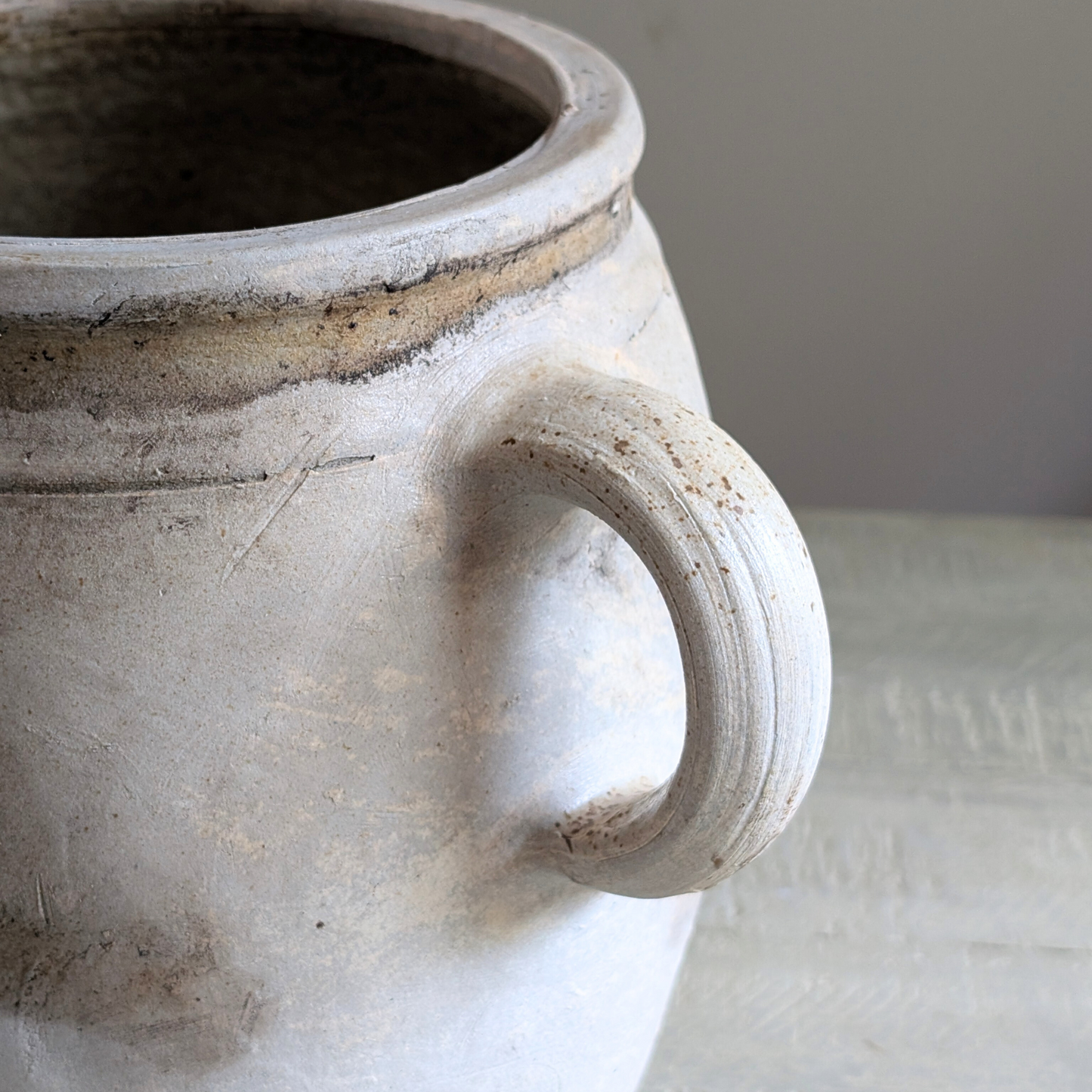 Large Grey French Pot