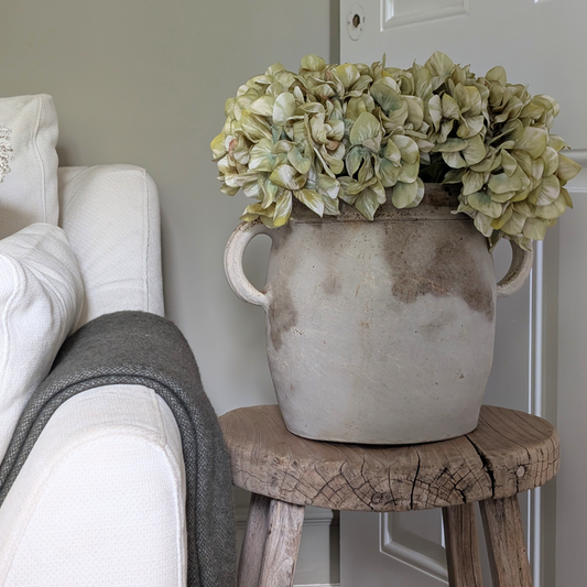 Large Grey French Pot