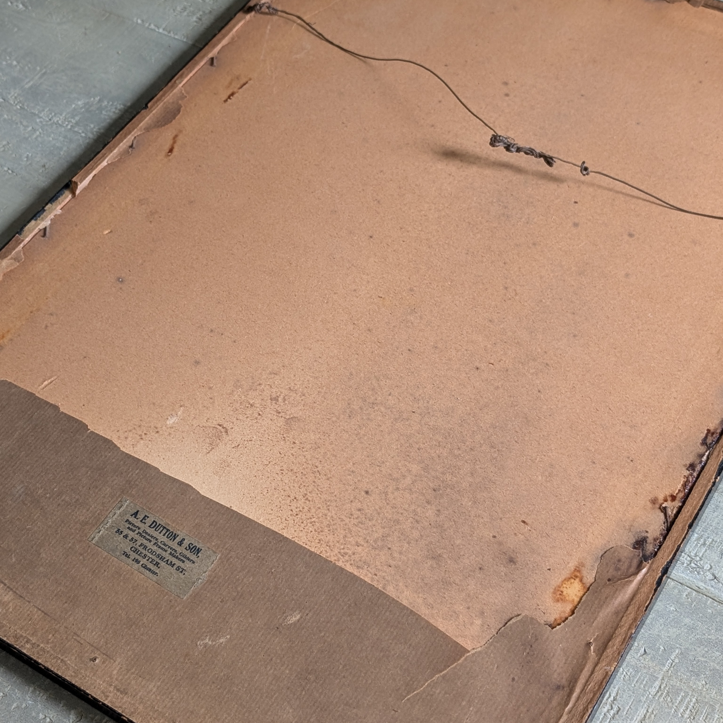 Framed Charcoal Chester Drawing 2