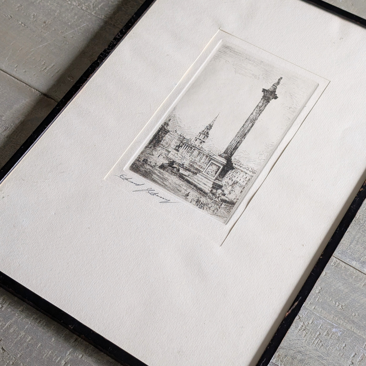 Nelson's Column Framed Artwork