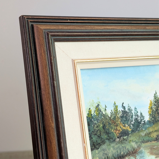 Lake Waskesiu Canada Oil Artwork