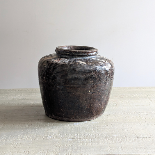 Short Chinese Rice Wine Jar 3