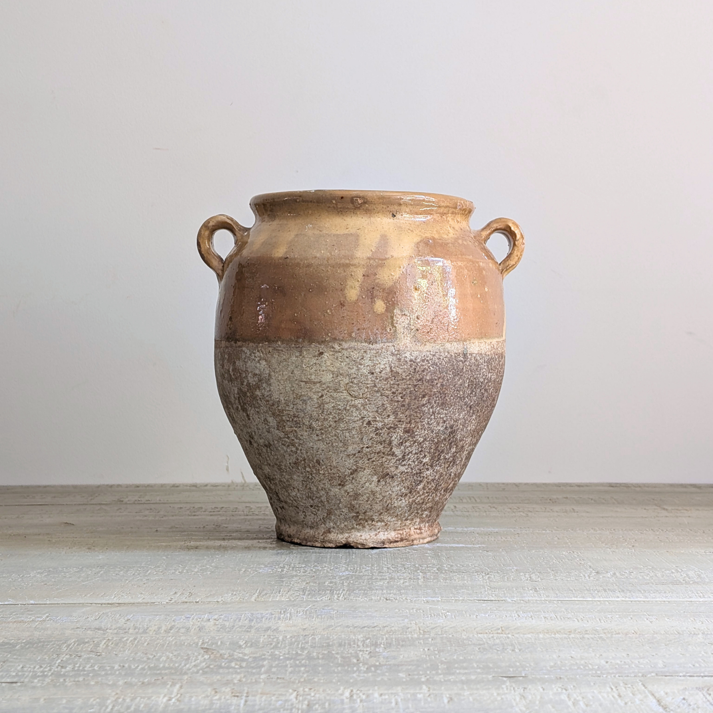 Large Yellow Confit Pot 1