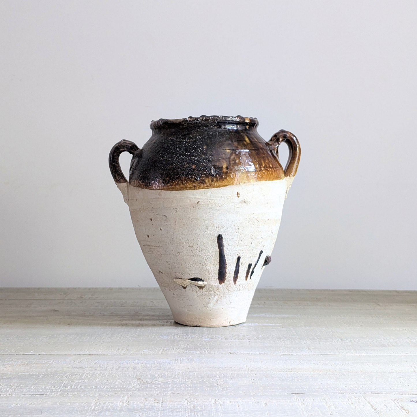 Large Moroccon Glazed Pot