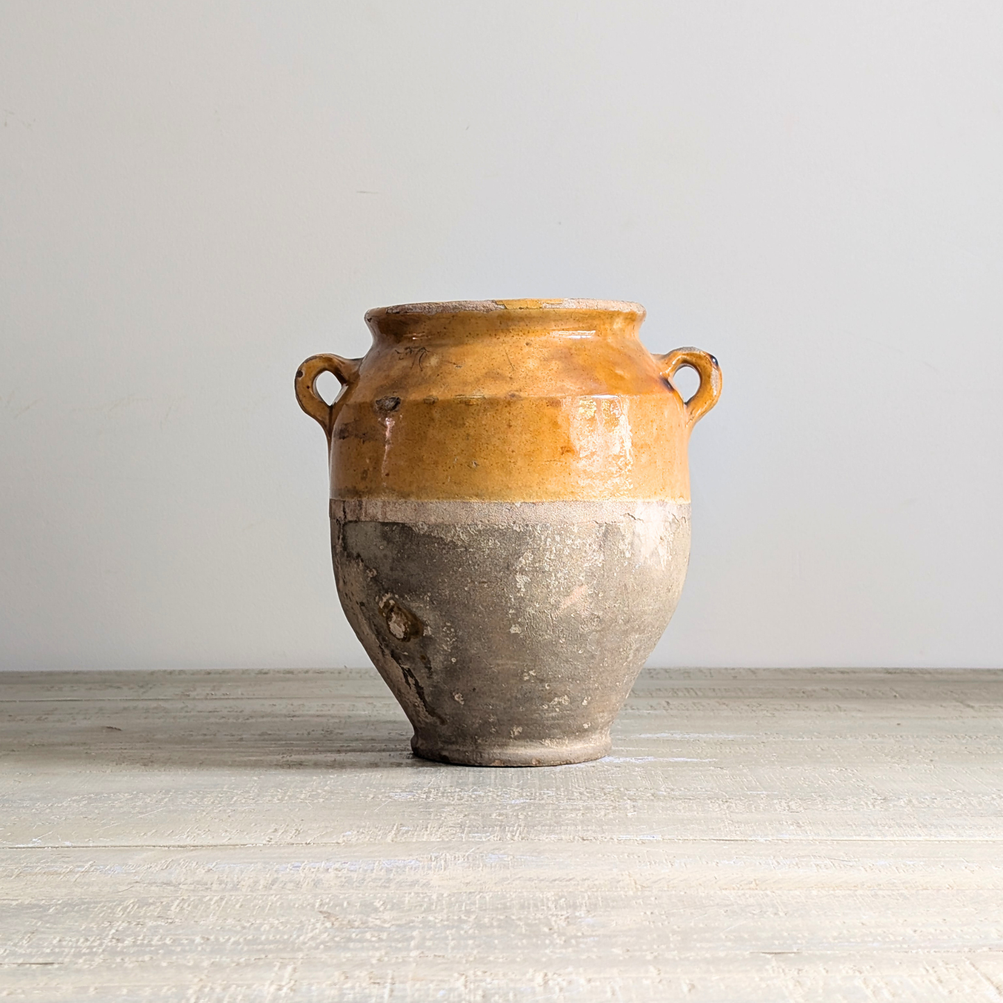 Large Yellow Confit Pot 3