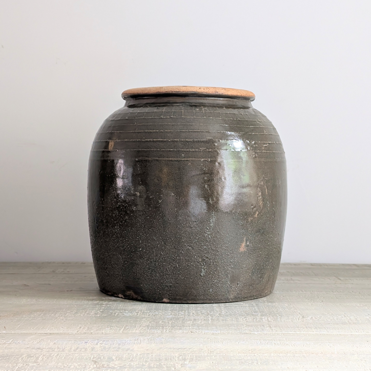 XL Chinese Brown Pot