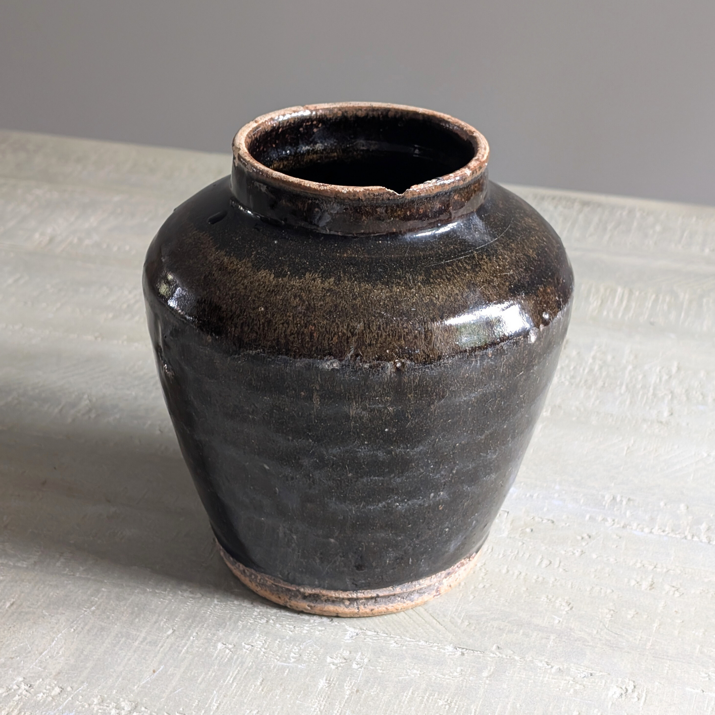 Small Black Chinese Pot