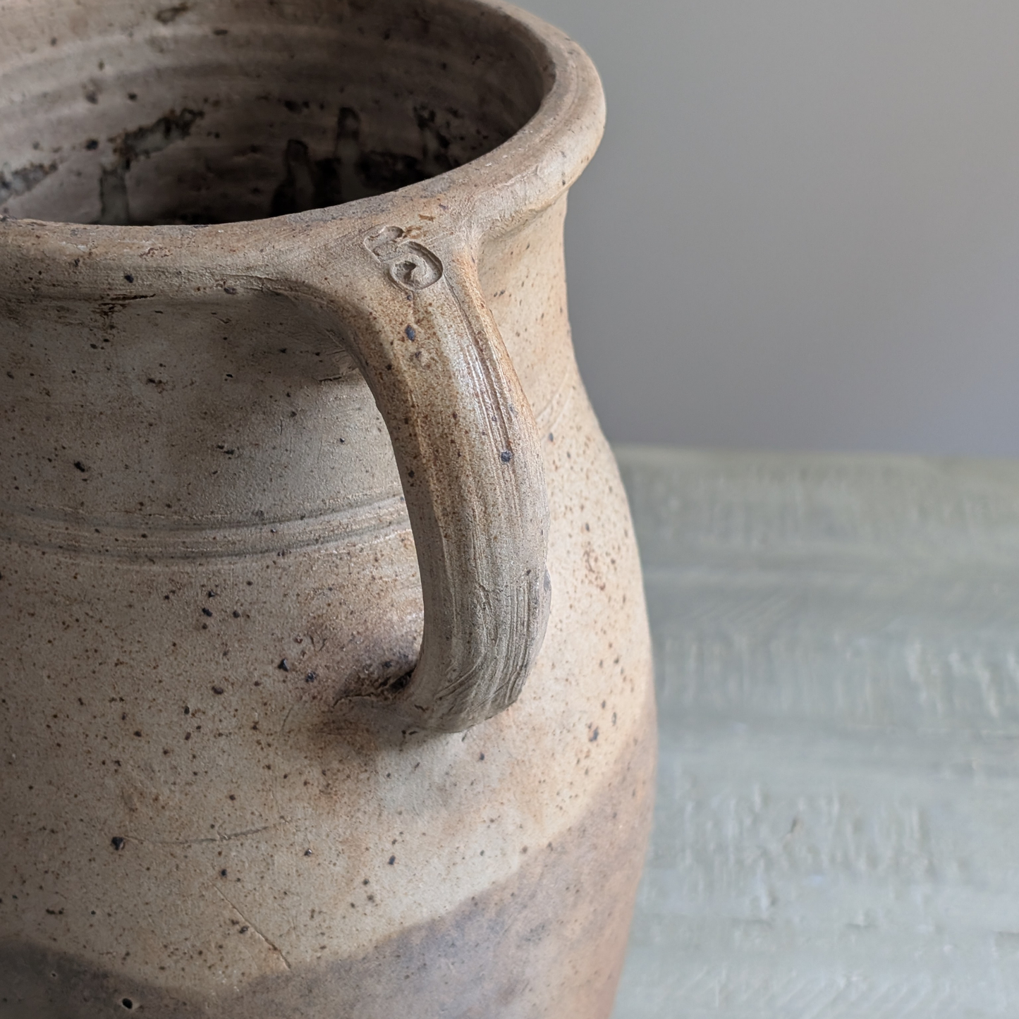 Large Wide Neck French Jug 1
