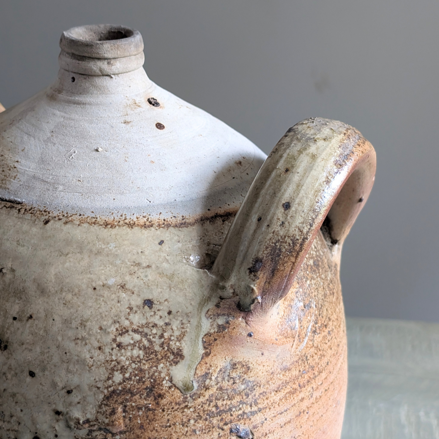Large French Oil Jug 2